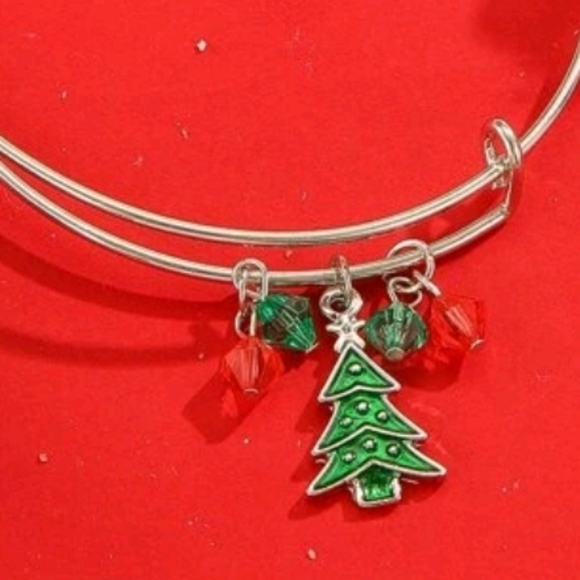 NEW!  Adjustable Christmas  charm bangle  - BTQ - Picture 7 of 7